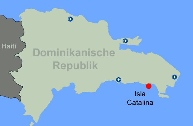 Karte Isla Catalina