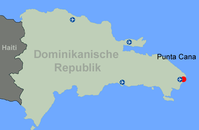 Karte Punta Cana